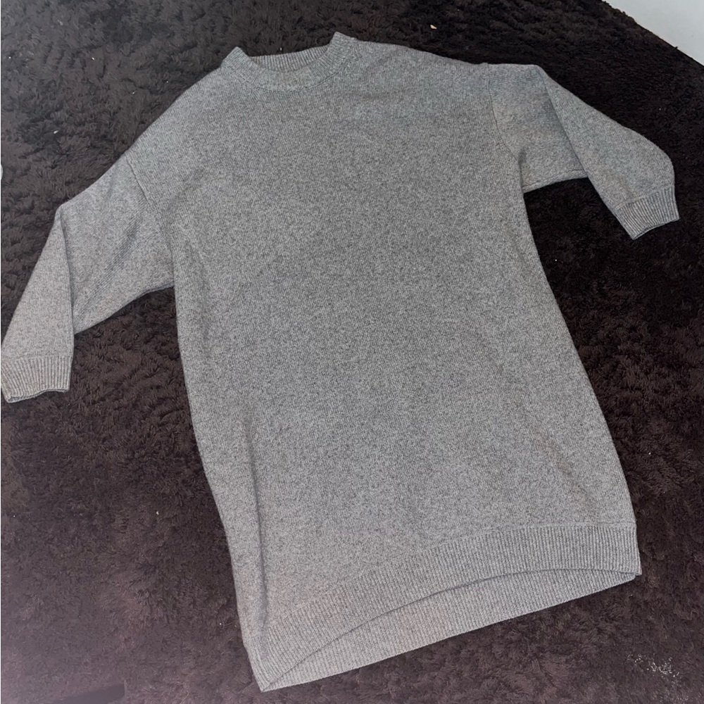 Women’s Gray Sweater Dress